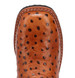 DAN POST Dan Post® Children's Tan Cognac Ostrich Print Square Toe Boots DAN POST Dan Post® Children's Tan Cognac Ostrich Print Square Toe Boots