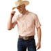 SALE Ariat® Men's S/S Khaki Striped Pro Series Button Shirt