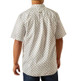 Ariat® Men's S/S White with Diamond Print WF Evan Classic Fit Button Shirt Ariat® Men's S/S White with Diamond Print WF Evan Classic Fit Button Shirt