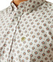 Ariat® Men's S/S White with Diamond Print WF Evan Classic Fit Button Shirt Ariat® Men's S/S White with Diamond Print WF Evan Classic Fit Button Shirt