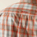 Ariat® Men's L/S Orange Plaid Pro Series Classic Fit Button Shirt