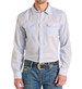 PANHANDLE SLIM Panhandle Slim® Men's L/S Powder Blue Diamond Print Snap Shirt