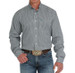 Cinch® Men's L/S Dusty Blue Geo Print ArenaFlex Button Shirt