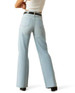 Ariat® Ladies' Light Wash UHR Tomboy Wide Leg Distressed Jeans in Zuma