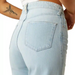 SALE Ariat® Ladies' Light Wash UHR Tomboy Wide Leg Distressed Jeans in Zuma