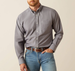SALE Ariat® Men's L/S Solid Grey WF Button Shirt