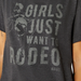 SALE Ariat® Ladies' S/S Heathered Charcoal Girls Just Want to Rodeo T-Shirt