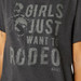SALE Ariat® Ladies' S/S Heathered Charcoal Girls Just Want to Rodeo T-Shirt