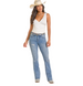 SALE Rock & Roll® Ladies' Medium Wash Distressed Bootcut High Rise Jeans