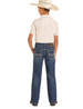 Rock & Roll® Boys' Two Tone Bootcut Dark Vintage Wash Jeans Rock & Roll® Boys' Two Tone Bootcut Dark Vintage Wash Jeans