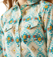 SALE Ariat® Girls' L/S Turquoise/Brown Aztec Print Remy Western Snap Shirt