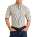 SALE Rock & Roll Denim® Men's S/S Turquoise/Cream/Black Aztec Print Button Shirt