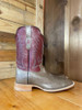 R.Watson® Men's Charcoal Cowhide and Burgundy Old Fashioned Boots