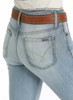 ROCKY MOUNTAIN CLOTHING Cruel Denim® Ladies' Hannah Light Stone Slim Fit Cropped Jeans