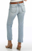 Cruel Denim® Ladies' Hannah Light Stone Slim Fit Cropped Jeans