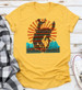 SALE Rebel Rose® Ladies' S/S Mustard Cactus Bronco T-Shirt