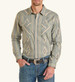 SALE Panhandle Slim® Men's L/S Grey Modern Vintage Aztec Snap Shirt