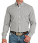 Cinch® Men's L/S Black/White Square Print Modern Fit Button Shirt Cinch® Men's L/S Black/White Square Print Modern Fit Button Shirt