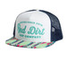 Red Dirt Hat Co® White/Navy/Aztec Flat Bill Buckaroo Cap Red Dirt Hat Co® White/Navy/Aztec Flat Bill Buckaroo Cap