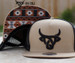 Lost Calf® Khaki/Black Basto Flat Bill Cap Lost Calf® Khaki/Black Basto Flat Bill Cap