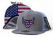 Lost Calf® Heather Grey/Silver Americalf Flat Bill Cap Lost Calf® Heather Grey/Silver Americalf Flat Bill Cap