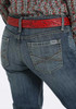SALE Cruel Denim® Ladies' Jayley MR Medium Stone Trouser Jeans
