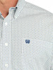 Cinch® Men's S/S White/Navy Geo Print Button Shirt