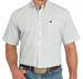 SALE Cinch® Men's S/S White/Navy Geo Print Button Shirt