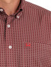 Cinch® Men's S/S Burgundy Medallion Print Button Arenaflex Shirt