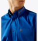 SALE Ariat® Men's L/S Blue/Orange Team Logo Twill Classic Fit Button Shirt