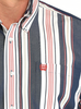 SALE Cinch® Men's L/S Navy Multicolor Stripe Button Shirt