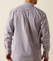 SALE Ariat® Men's L/S Purple Plaid WF Roger Classic Fit Shirt
