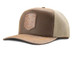 Ariat® Brown/Tan Oilskin Faux Leather Patch Cap
