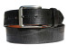 Gingerich® Men's Black Gator Print Leather Belt