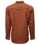 Hooey® Boys' L/S Solid Rust Pearl Snap Shirt
