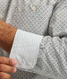 Wrangler® George Strait™ Men's L/S White/Brown Print Button Shirt