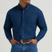 SALE Wrangler® George Strait™ Men's L/S Solid Navy Button Shirt