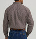 SALE Wrangler® George Strait™ Men's L/S Coffee Burst Print Button Shirt