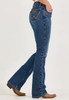 Wrangler Retro® Ladies' Mae MR Boot Cut Jeans in Isabella