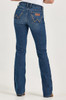 Wrangler Retro® Ladies' Mae MR Boot Cut Jeans in Isabella
