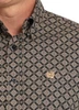 SALE Cinch® Men's L/S Black Geo Print Button Shirt