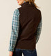 Ariat® Ladies' Mole Brown Dilon 2.0 Reversible Insulated Vest