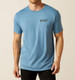 Ariat® Men's S/S Coronet Blue Blazing Saddle T-Shirt