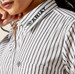Ariat® Ladies' L/S Black/White Triangle Stripe Kirby Stretch Button Shirt