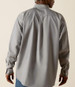 Ariat® Men's L/S WF Solid Grey Pinpoint Oxford Classic Fit Button Shirt