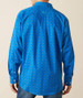 SALE Ariat® Men's L/S Royal Blue Print WF Carter Classic Fit Button Shirt