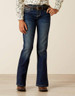 SALE Ariat® Girls' Alina Dark Wash Boot Cut Jeans in Naomi