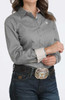 SALE Cinch® Ladies' L/S Gray Paisley Button Shirt