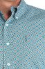 SALE Cinch® Men's L/S Blue/Gray Modern Print Button Shirt