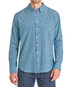 SALE Panhandle Slim® Men's L/S Blue with Brown Paisley Print Button Shirt